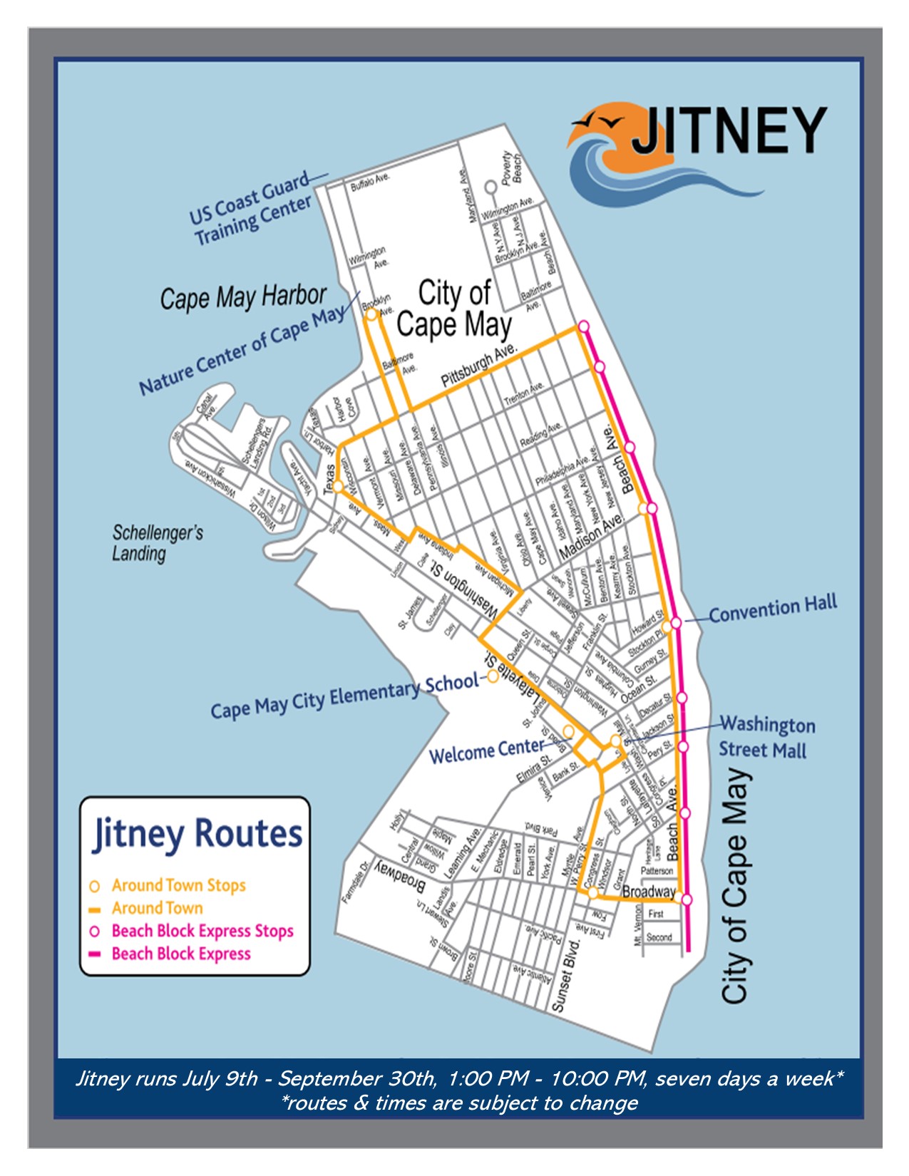 City of Cape May, NJ Free JITNEY Service